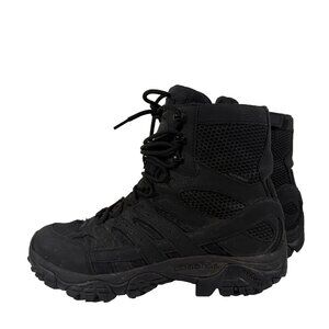 Merrell Moab 3 Tactical Zip Boots Mens Size 9 Black Waterproof 8 Inch Military